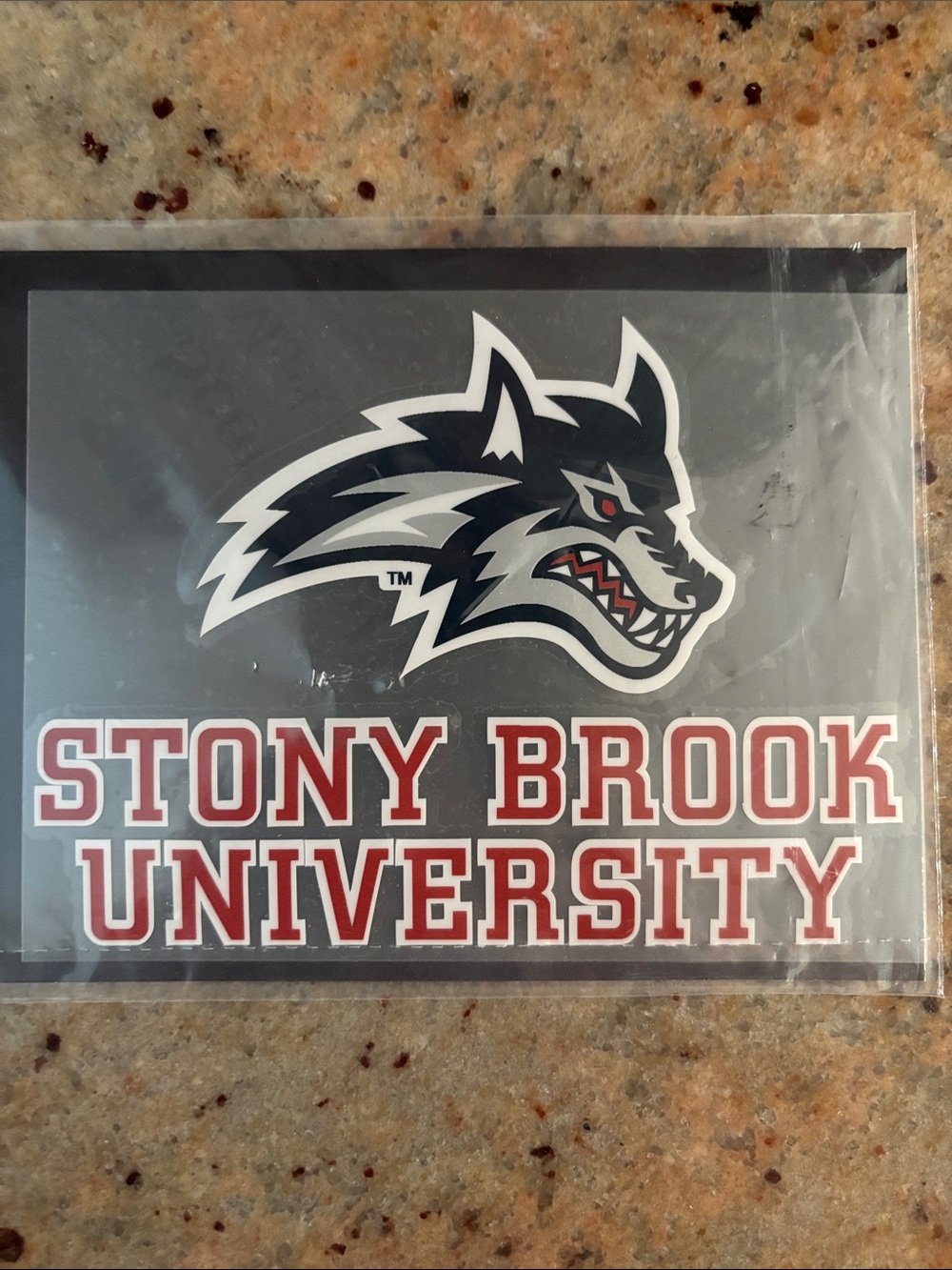 SBU Stony Brook University Wolfie Seawolf Sticker Car Decal